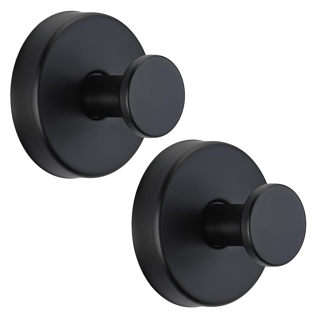 Suction Cup Hooks for Shower No-Drill Bathroom Hooks for Towels, Robes, Loofah Mountable on Bathroom Walls, Kitchen, Glass, Mirrors, Tile and Smooth,Non-Porous Surfaces (4, Brushed Nickel)