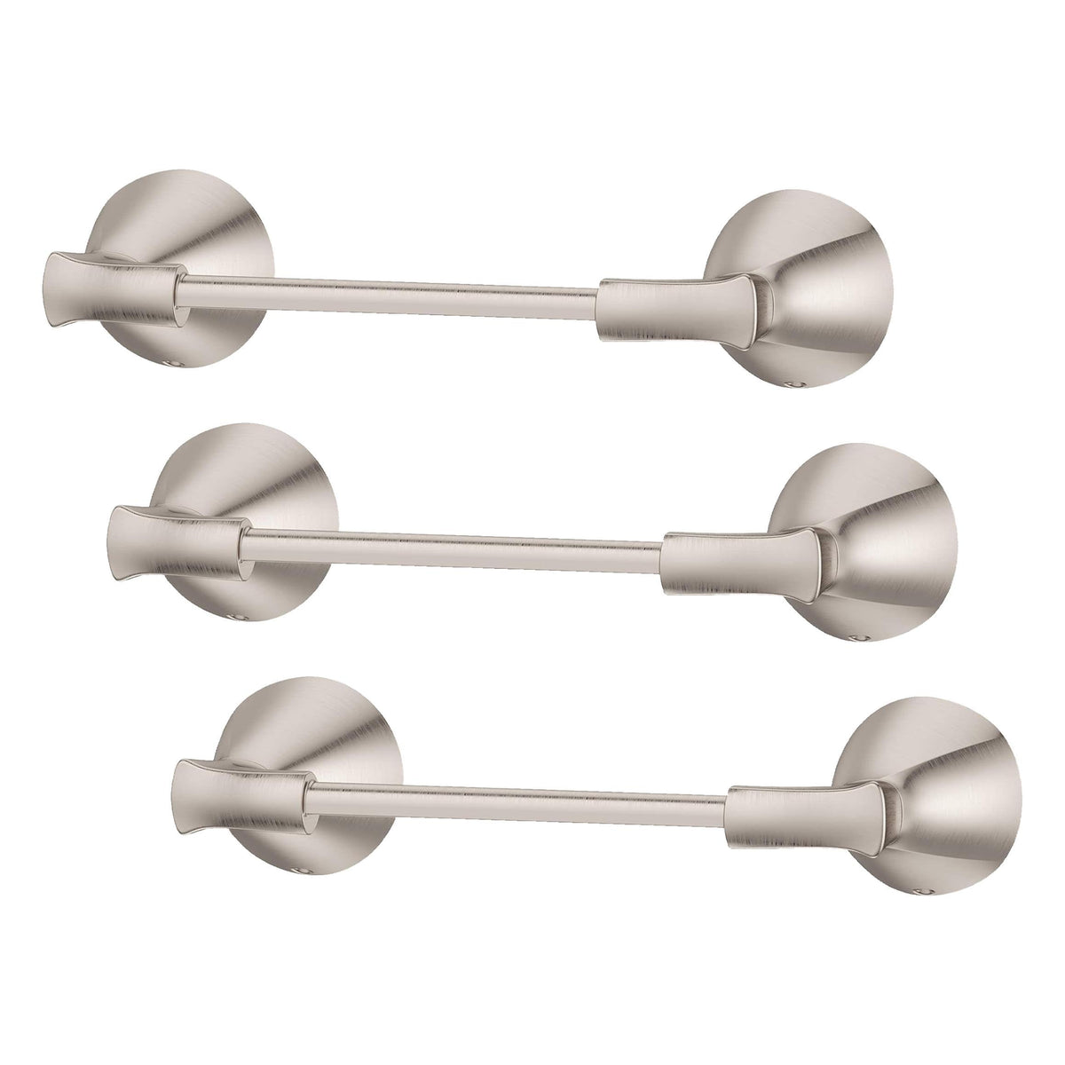 Pfister Willa Towel Hook, Bathroom Towel Hook, Wall-Mounted, Screw-In, Brushed Nickel Finish, BRHWLL0K