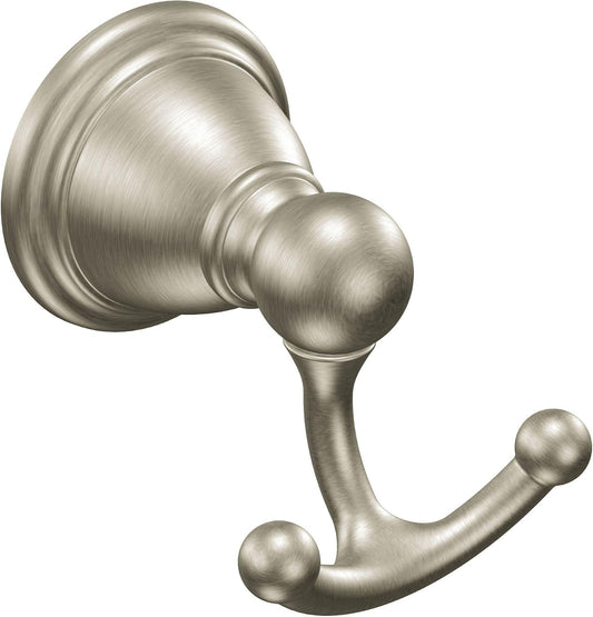 Moen YB2203BN Brantford Brushed Nickel Wall Mount Double Robe Hook