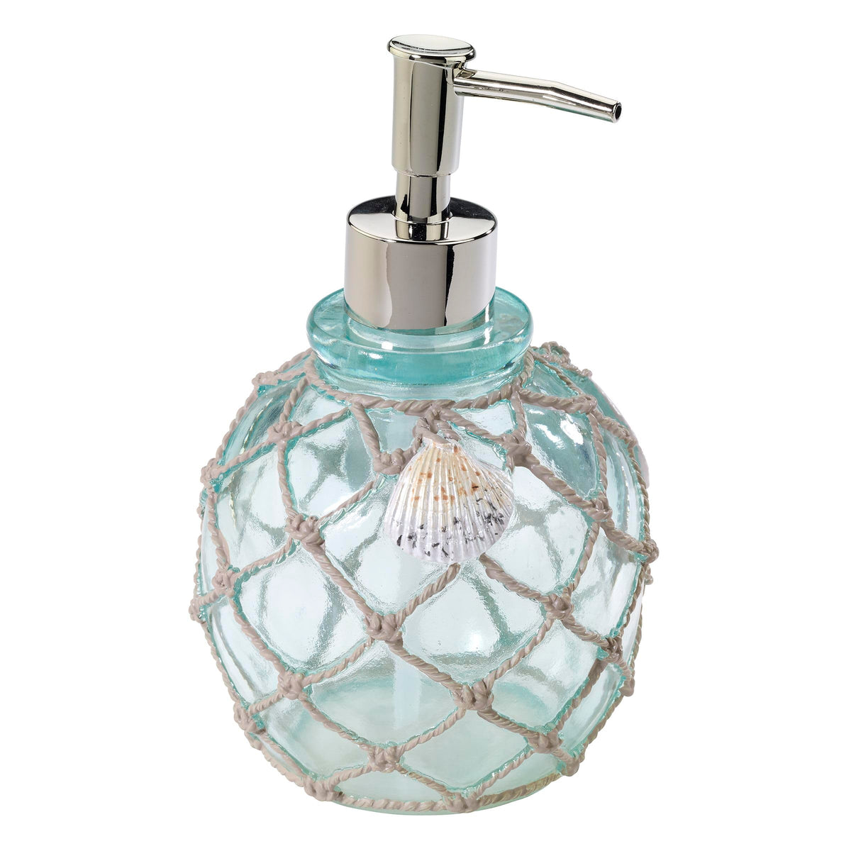 Avanti Linens - Seaglass Soap Dish, Hand Painted Resin Soap Holder