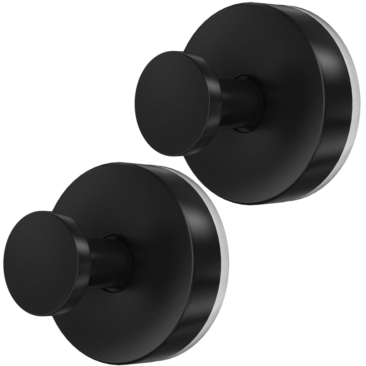 Suction Cup Hooks for Shower, 4 PCS No-Drill Towel Holder for Bathrooms Wall, Glass Door, Mirror, Tiles, Kitchen, Hold Robe & Wreath, Hanging up to 15 lbs – Waterproof & Rustproof, Loofah-Silver