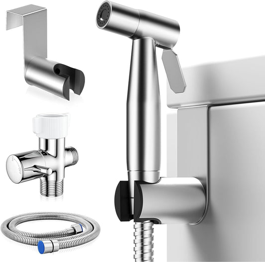 BRITULIF Handheld Bidet Sprayer for Toilet, Adjustable Pressure, Jet Spray