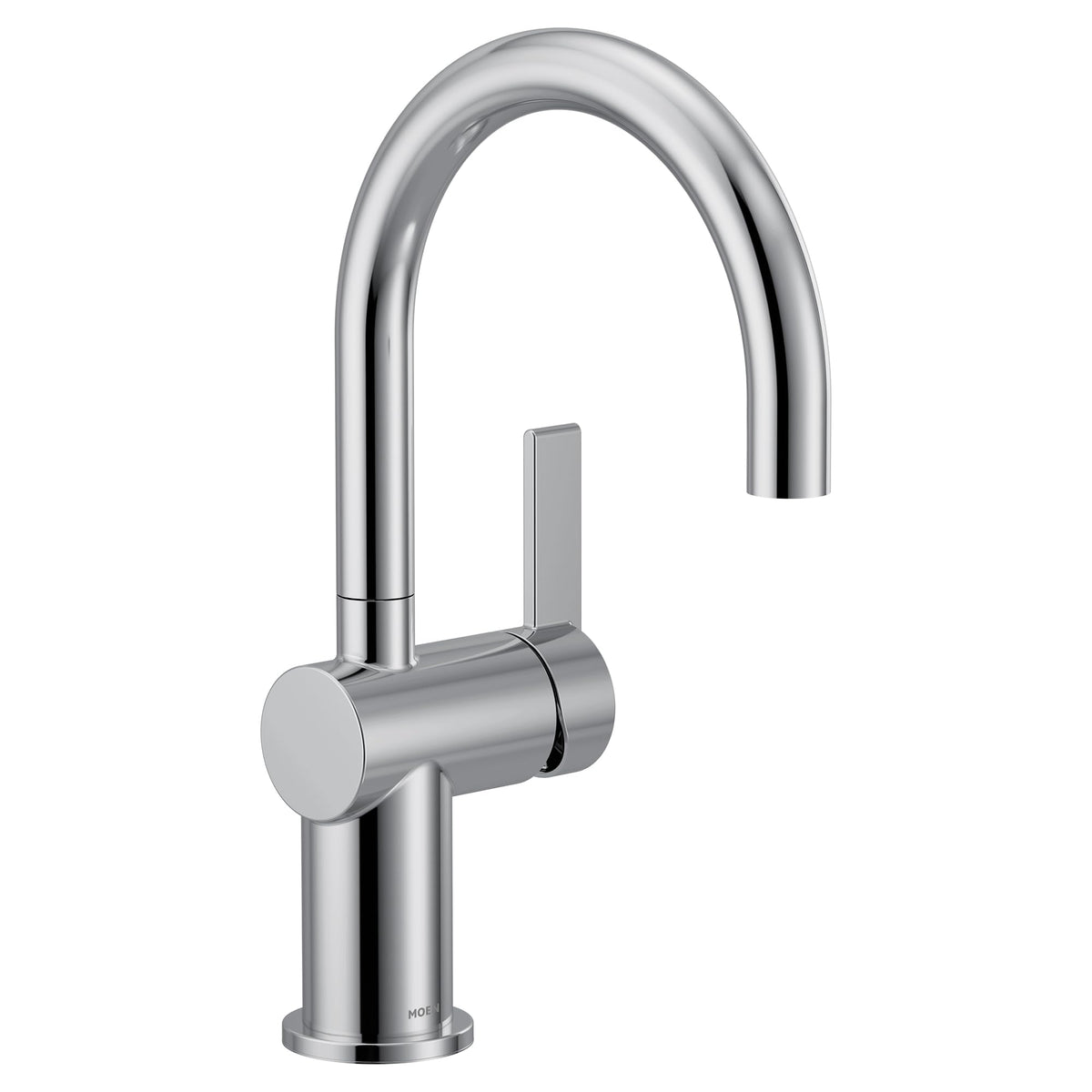 Moen CIA Brushed Gold Pre-Rinse Spring Kitchen Faucet with PowerBoost Pro, 7822BG