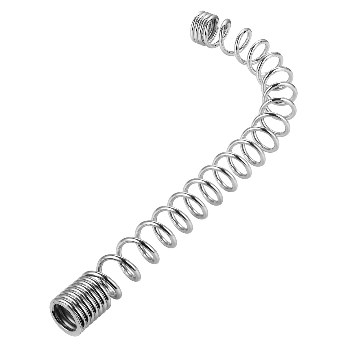HWM Commercial Sink Sprayer Valve with 38” Flexible Stainless Steel Pre Rinse Hose & Overhead Spring Replacement Kit for Commercial Kitchen Sink Faucets