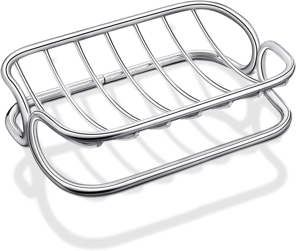 Soap Dish, Stainless Steel Soap Holder, Wire Dish for Shower, Classic Style