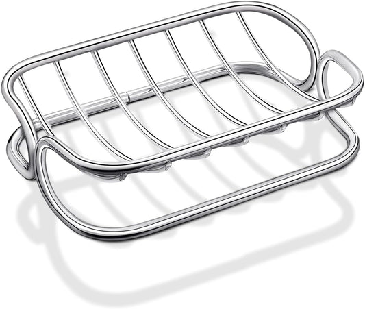 Soap Dish, Stainless Steel Soap Holder, Wire Dish for Shower, Classic Style