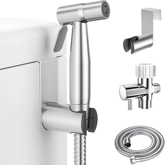 LUFEIDRA Handheld Bidet Sprayer, Adjustable Water Pressure, RV Toilet Use