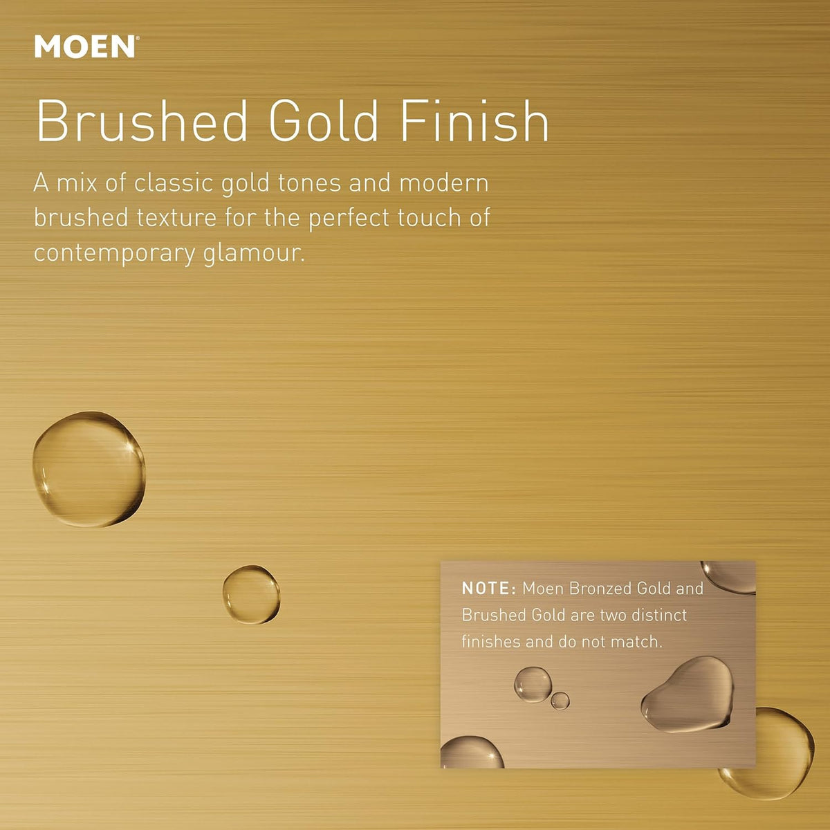 Moen CIA Brushed Gold Pre-Rinse Spring Kitchen Faucet with PowerBoost Pro, 7822BG