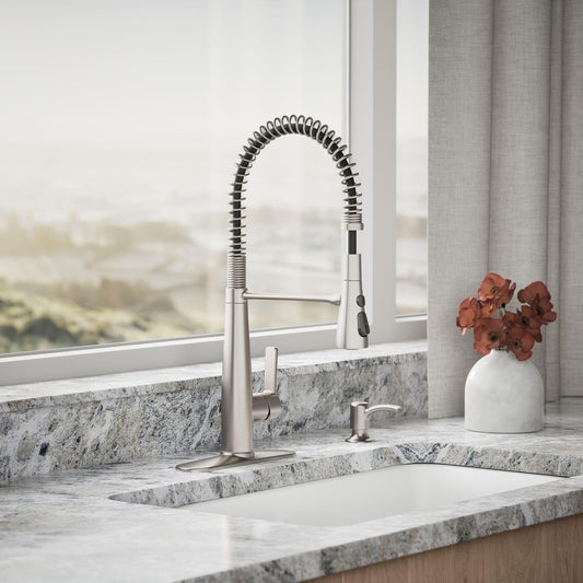 KOHLER Semi-Pro Kitchen Sink Faucet w Soap Dispenser